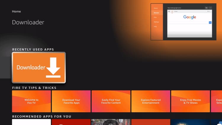 Passo 1 — Instale o Downloader